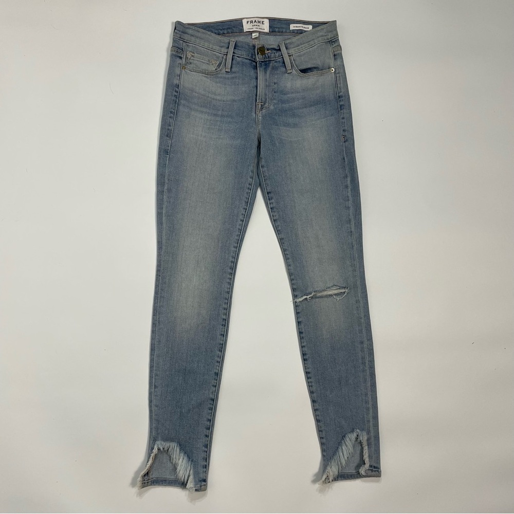 NWT New $235 Frame Le Skinny De Jeanne in Scampi Jeans Size 26 - Picture 2 of 9